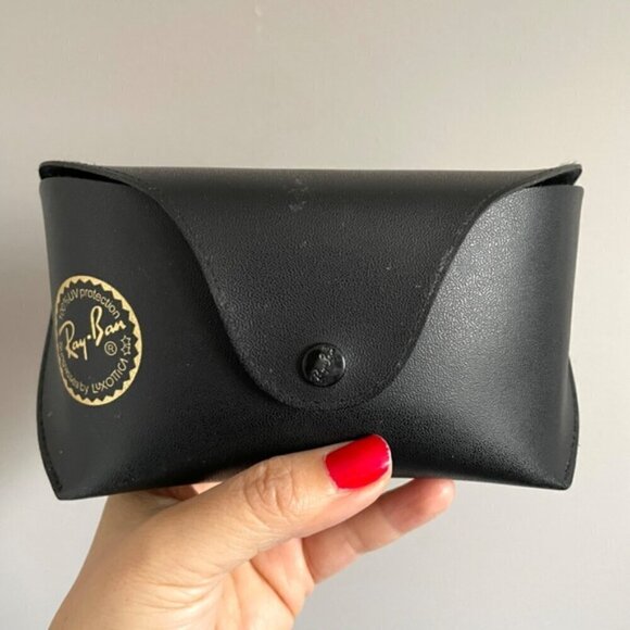 Ray Ban Black Semi-Hard Aviator Sunglasses Case - Large/Jumbo - Picture 6 of 7